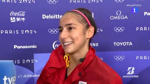 Las sensaciones de Adriana Cerezo tras su primera victoria en el tapiz de #paris2024 "Ha sido un inicio muy bueno". #parisrtve7a 🥋 🗣️ Nico de Vicente