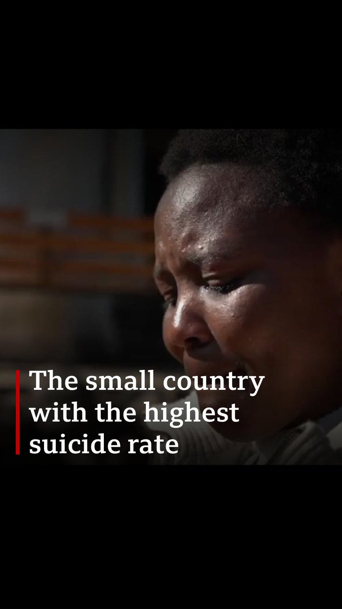 🇱🇸 The small African nation of Lesotho is ranked as the country with the highest suicide rate in the world. Nicknamed the Kingdom of the Sky, it’s also home to a dark reputation. The World Health Organization (WHO) says the suicide rate there is nearly ten times the global average.