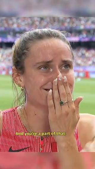 🇨🇦Lucia Stafford is the best of the Olympics. Her raw honesty in the past couple interviews we’ve shared has been powerful. She’s proud of herself. As she should be. These athletes work so hard.