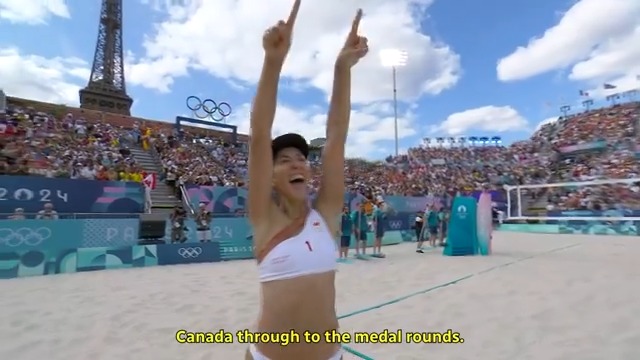 TO THE MEDAL ROUNDS ⏭🇨🇦 Canadian duo Melissa Humana-Paredes and Brandie Wilkerson will play for an #Olympics medal in beach volleyball 🏐 More: