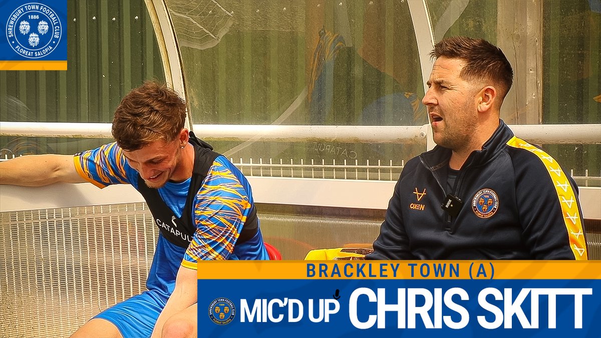 Something a little different for you 🩺 To give you a unique insight into his role, we mic'd up CSPhysio when we travelled to Brackley in pre-season! Enjoy 📹 🔷🔶 #Salop