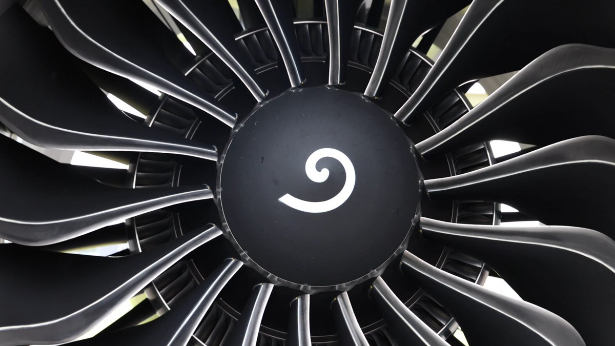 Look carefully or you'll be in a turbine trance. 🌀 #CFMLEAP #Aviation #GEAerospace