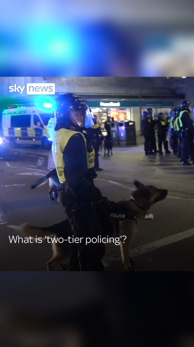 Met Police Commissioner Sir Mark Rowley has called accusations of 'two-tier policing' "complete nonsense" - and said they are putting officers at risk. But what does this term mean? Mhari Aurora explains.
