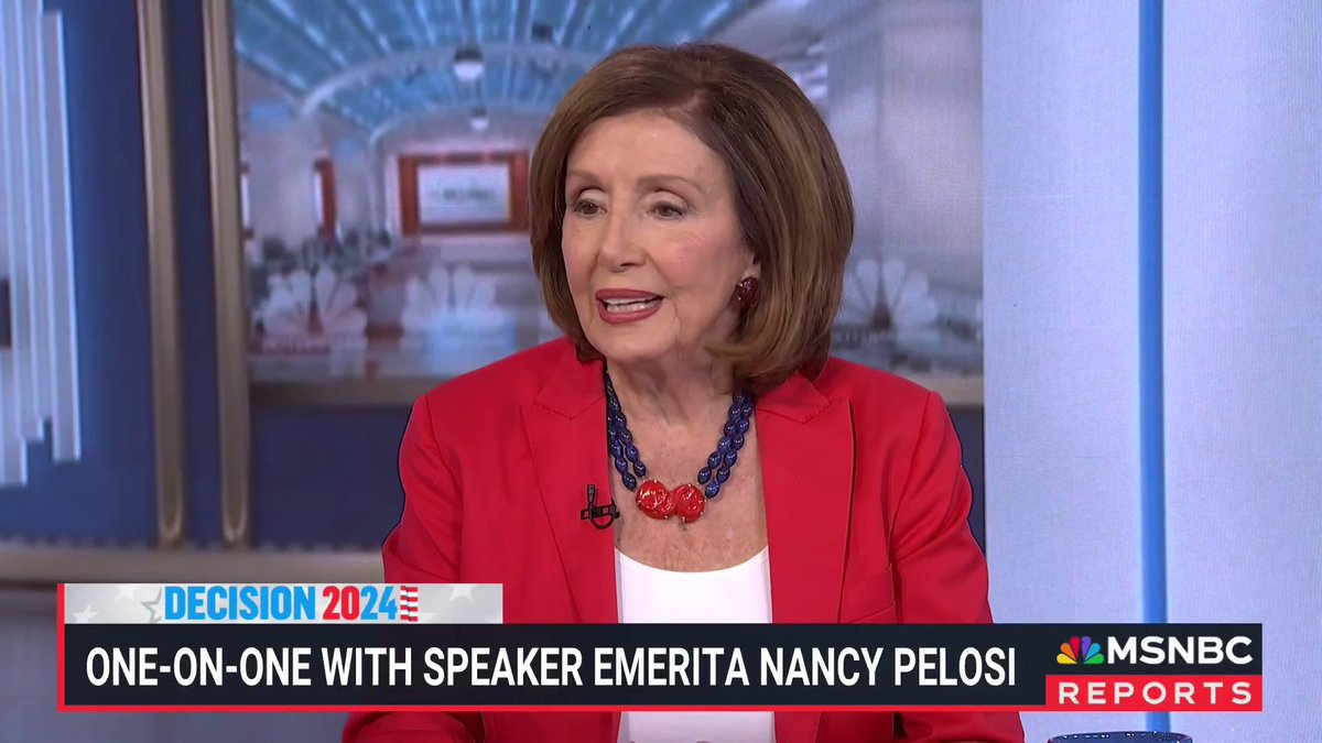 "It's not a question of who can help you win. It's who can help you lead and guide the country into the future. And the combination has a certain magic to it" Speaker Emerita Nancy Pelosi responds to criticism from the Trump campaign on the Harris-Walz ticket.