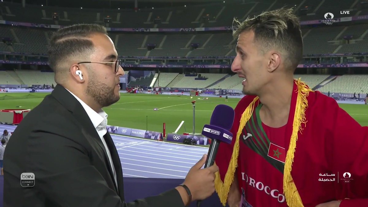 🙌🇲🇦🥇 دموع مؤثرة للبطل المغربي بعد الفوز بالذهبية الأولمبية #الألعاب_الأولمبية | #باريس2024 #Paris2024 | #OlympicGames