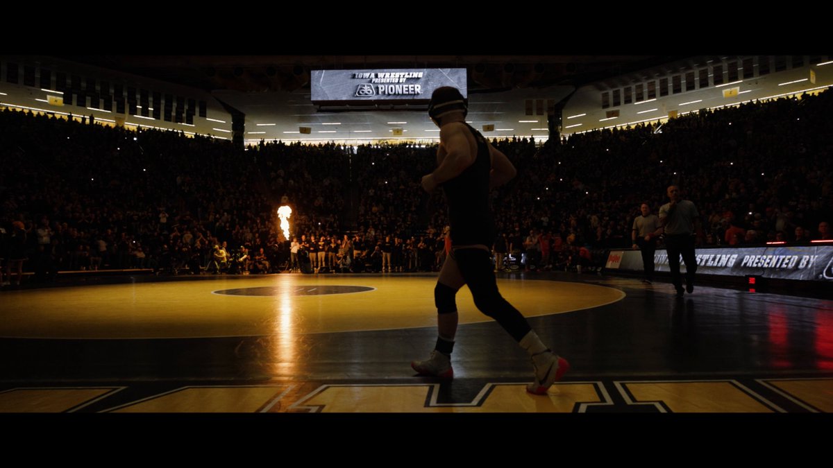 The torch is burning bright. Spencer Lee x #Hawkeyes