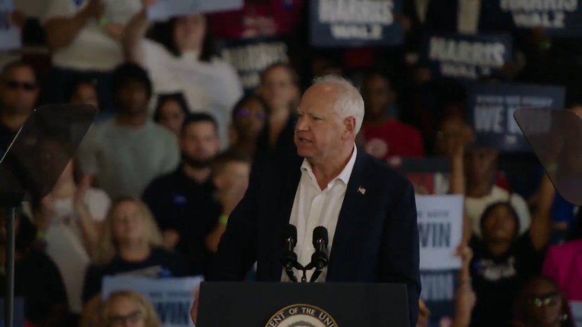 Gov. Walz: The one thing that I will not forgive those other guys for is they try to steal the joy from this country. But you know what? Our next president brings the joy