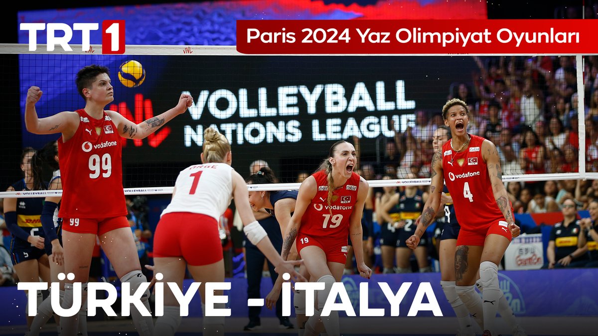 Paris 2024 Olimpiyat Oyunları’nda mücadele eden Filenin Sultanları, yarı finalde İtalya ile karşı karşıya! Türkiye - İtalya voleybol maçı bugün 21.00’de TRT 1'de!