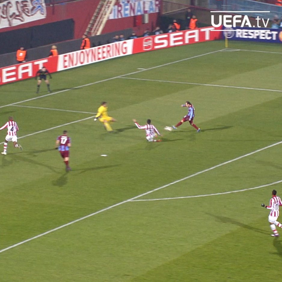 The run and finish from Olcan Adın 🤤 Trabzonspor | #UEL