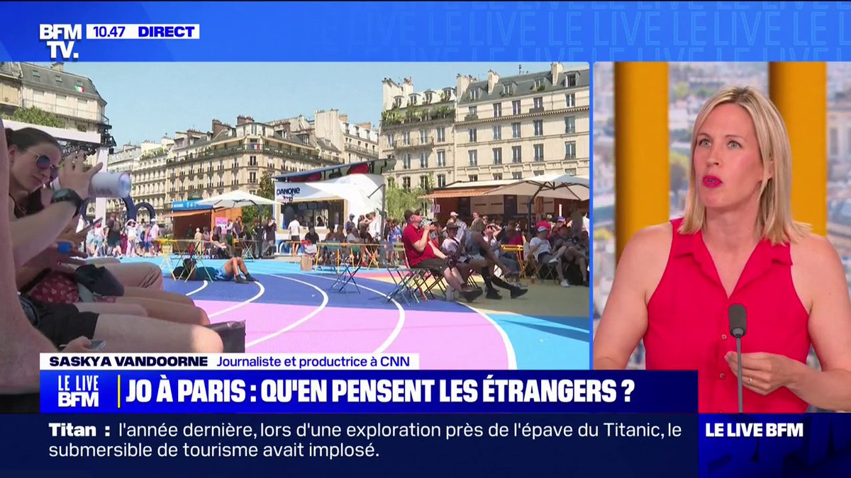 Sécurité, transport…Les Américains sont "surpris" par la facilité dont se déroulent les JO, témoigne Saskya Vandoorne, journaliste à CNN