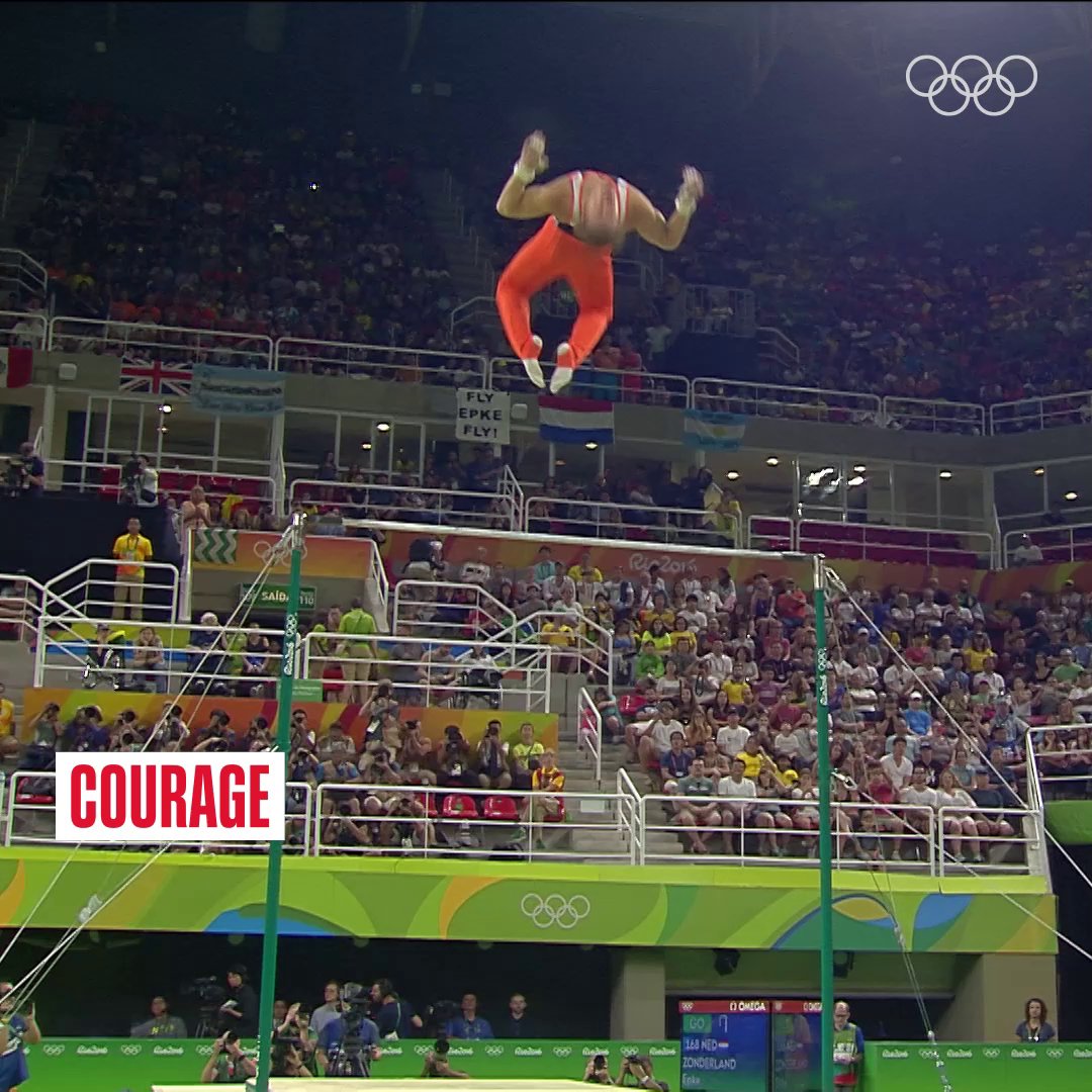 It takes courage to rise after you fall ...