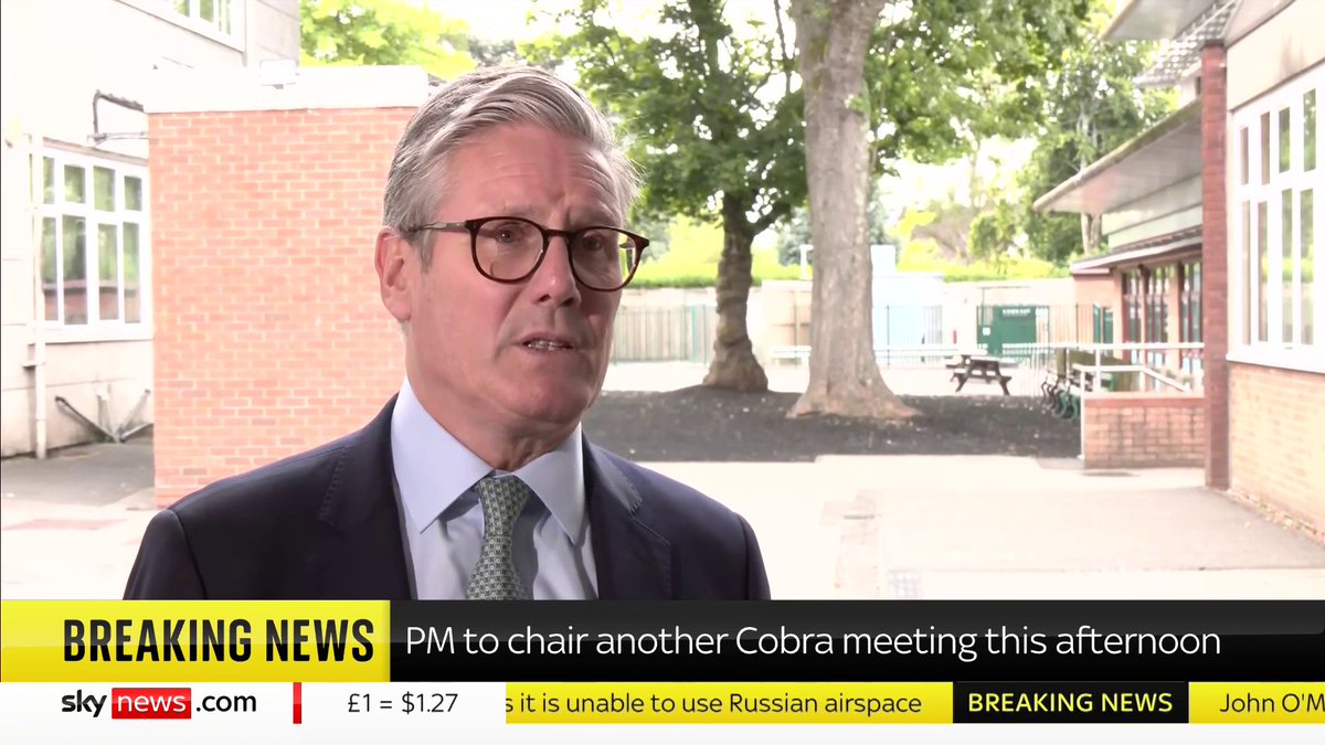 'Is now the time to engage with the underlying tensions in communities over the issue of immigration?' Prime Minister, Sir Keir Starmer says 'the first priority is safety and security of our communities' UK riots latest ➡️ 📺 Sky 501 and YouTube