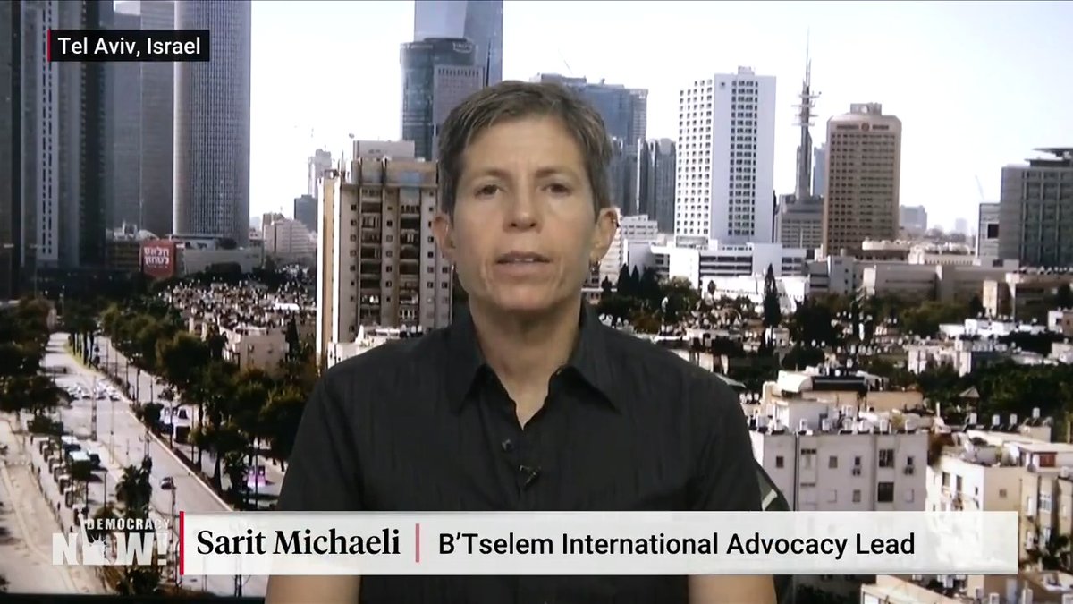 The Israeli rights group B'Tselem בצלם بتسيلم has published a major new report documenting torture and rape of Palestinian prisoners inside Israeli prisons. The abuse is "systemic, ongoing and state-sanctioned," says spokesperson Sarit Michaeli.