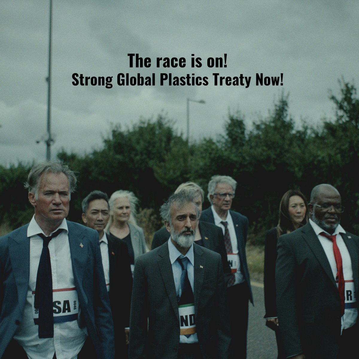 The race to the fifth and final round of #PlasticsTreaty talks is in the final stretch, with negotiations in Korea later this year. We demand world leaders go the distance and fight back against industry to deliver a treaty that cuts plastic production!
