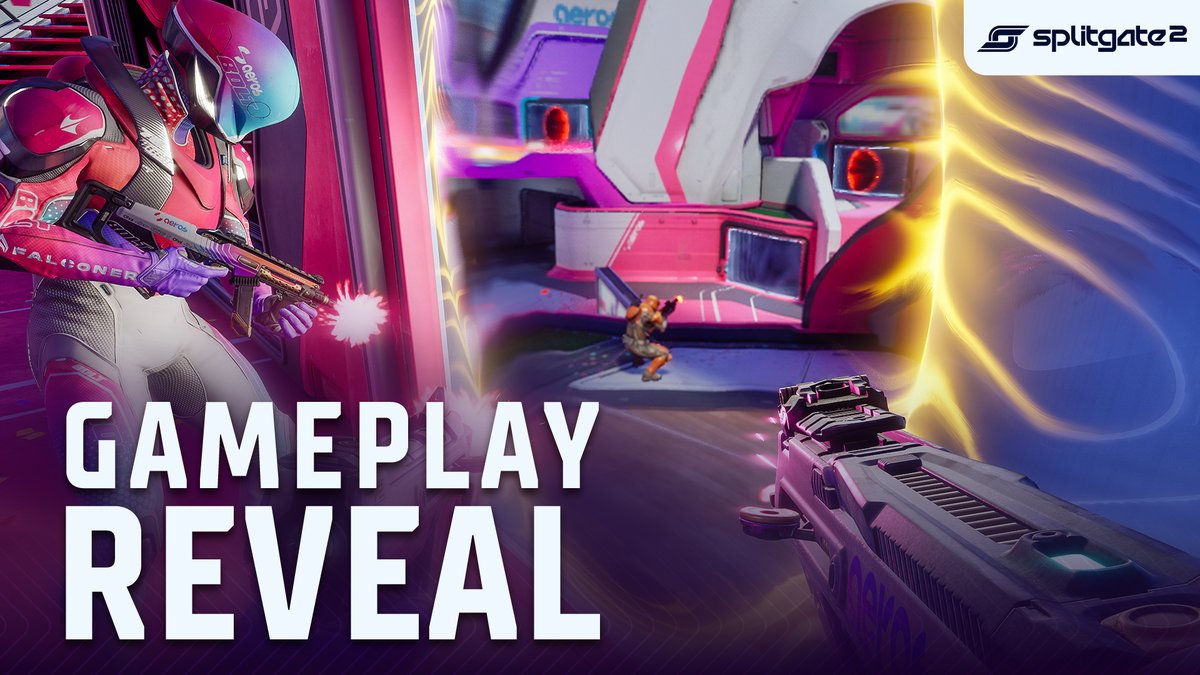 Your first look at Splitgate 2 gameplay. Aeros, Meridian, or Sabrask. Who you got? 👇