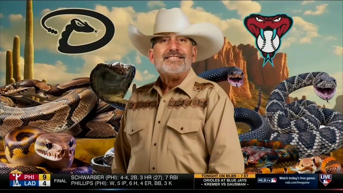 Gotta keep your eyes out for the snakes! 🐍 Mark DeRosa takes us through some of the dangerous wildlife in the Arizona Diamondbacks lineup.