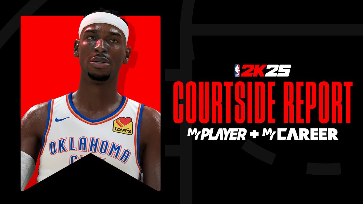 🚨 #NBA2K25 MyCAREER and MyPLAYER news is here! Read the full Courtside Report here: Take a deep dive with our Developers into what's coming to #NBA2K25 including: ⚙️ Revamped MyPLAYER Builder 🔥 All-new Takeover system 📈 Improved Badge progression 🤩 Immersive MyCAREER mode