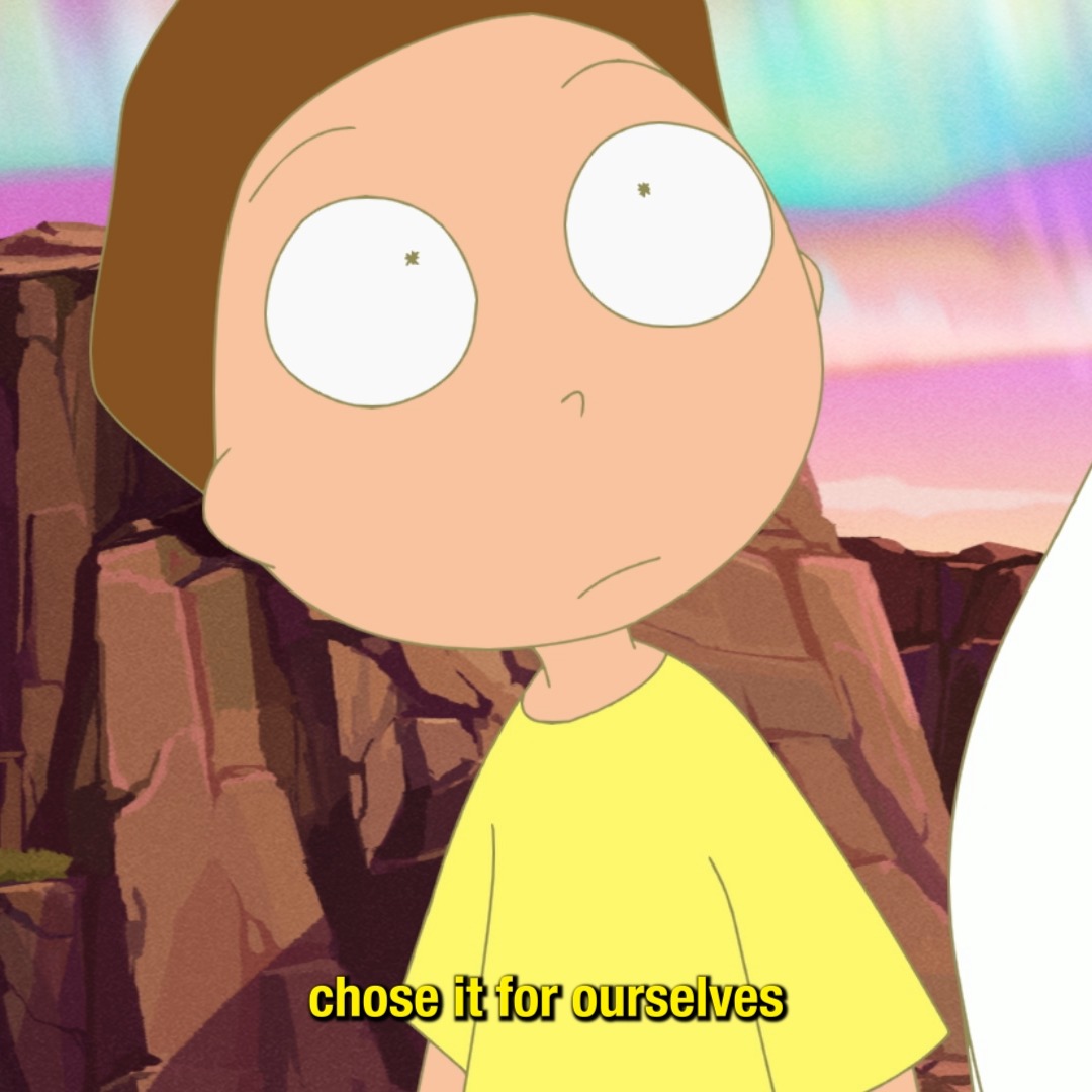 Listen to your Grandpa. Rick and Morty: The Anime premieres 8/15 - Next Day on hbo max fka #rickandmorty