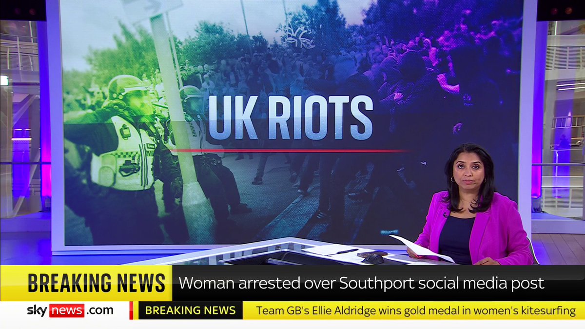 JUST IN - UK authorities begin to arrest citizens for social media posts "containing inaccurate information."