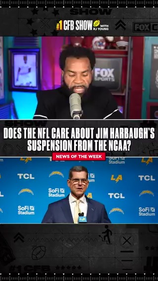 .RJ Young questions why the NCAA even bothers with Jim Harbaugh at this point 👀 🔗: