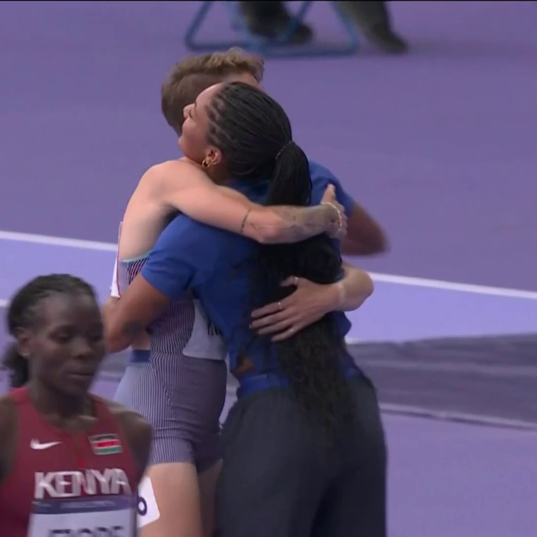 That first Olympic final feeling for Nikki Hiltz. 👏 #ParisOlympics 📺 NBC &amp; Peacock