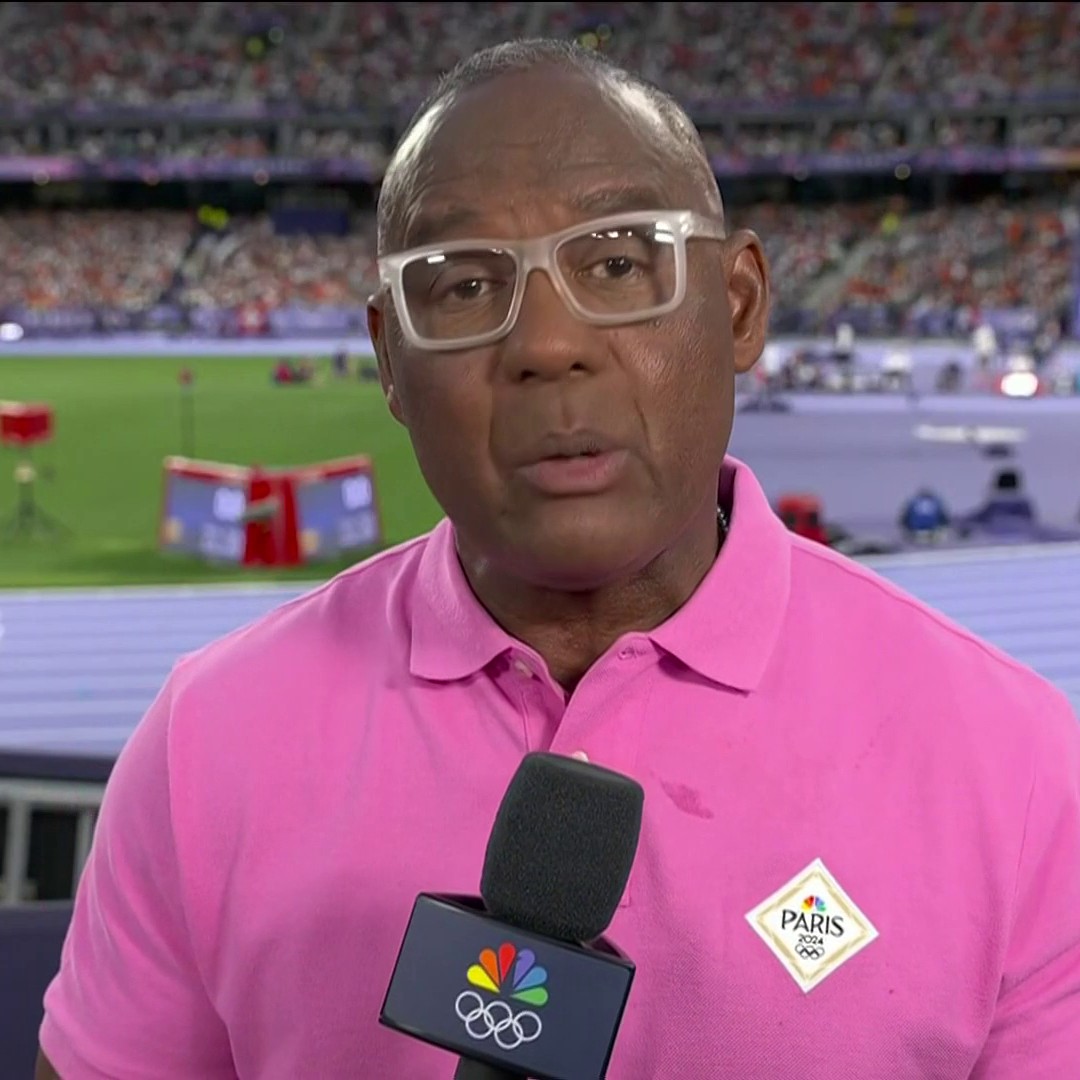 Lewis Johnson provides an update on Noah Lyles’ condition after he received medical attention following the 200m final. #ParisOlympics 📺 NBC & Peacock