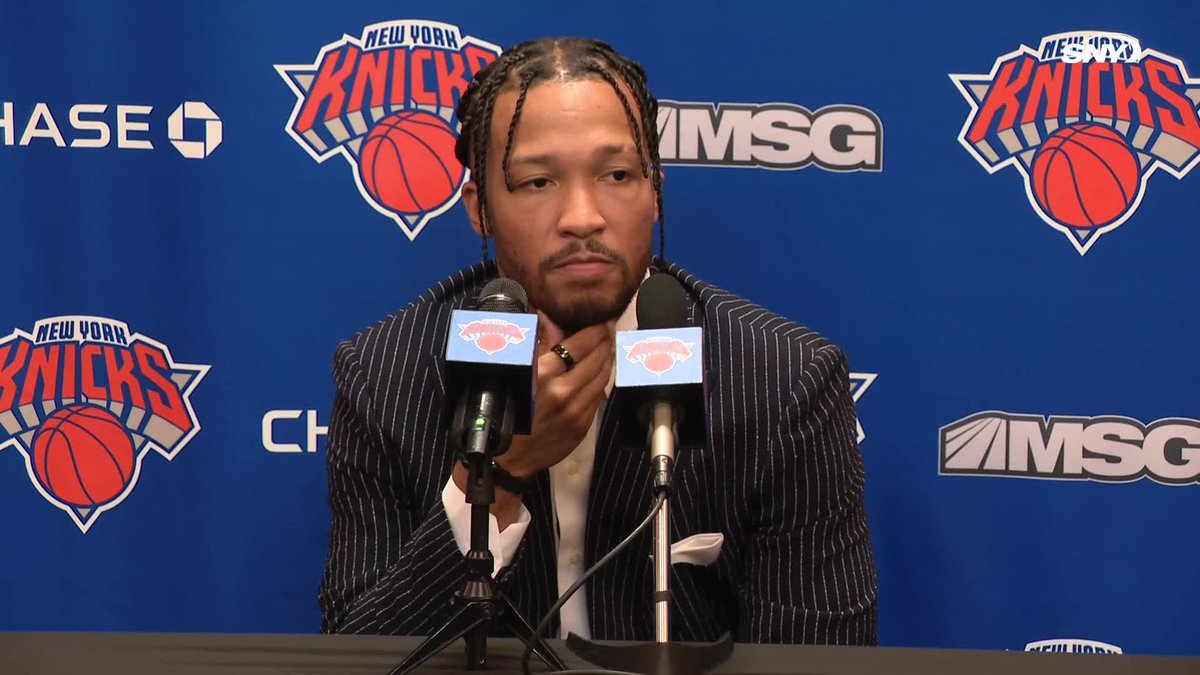 Jalen Brunson talks about his contract extension: "I am completely comfortable with what I've done. I'm well off, myself and my family. I want to win, and I want to win here."