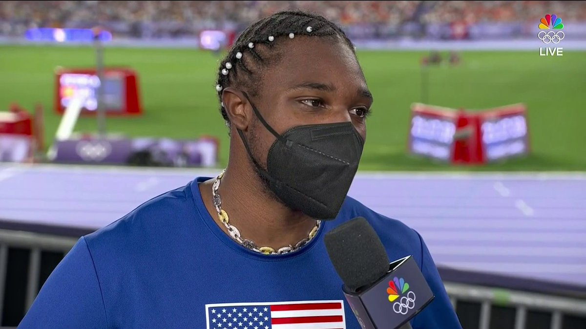 Noah Lyles provides an update on his condition after the 200m final. #ParisOlympics 📺 NBC & Peacock