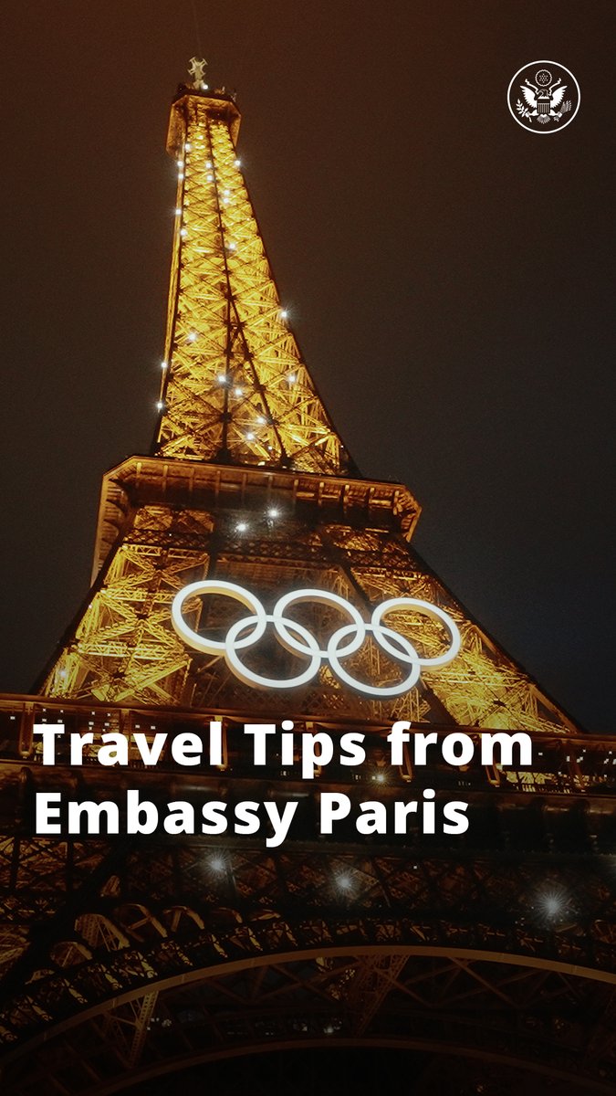 Millions of international travelers are at the #Paris2024 Olympic and Paralympic games. U.S. Embassy France is supporting U.S. travelers during these games, but our work continues year-round at Embassies and Consulates around the world.