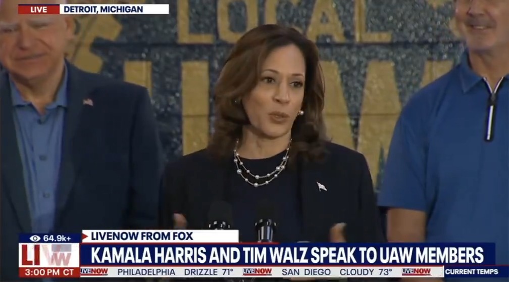 Vice President Harris: When you know what you stand for, you know what to fight for. We stand for the people. We stand for the dignity of work. We stand for justice. We stand for equality. And we will fight for all of it