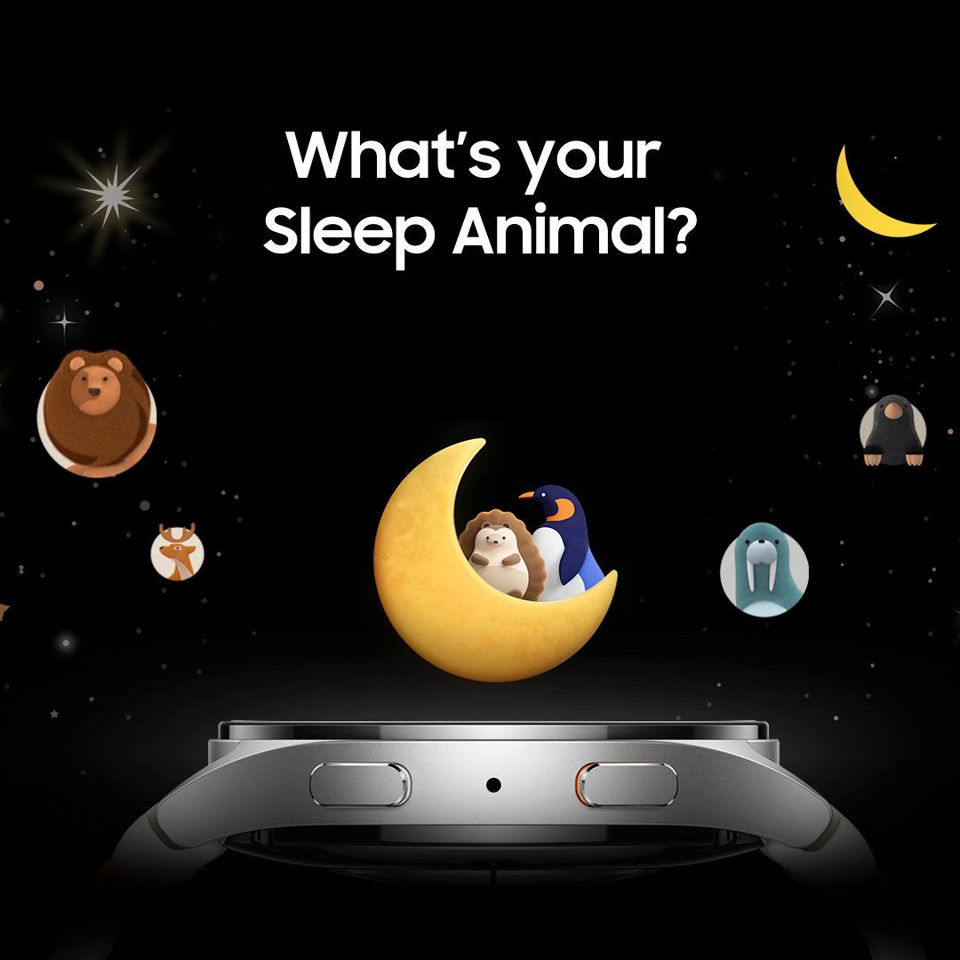 Ever wondered what your sleep says about you?💤🌙 Unlock the secrets of your Sleep Animal using Sleep Coaching on your Galaxy Watch6, Watch7 or #GalaxyWatch Ultra. Share a pic of your type and include #GalaxyAI and #GalaxyVibes for a chance to receive a dreamy surprise. ✨