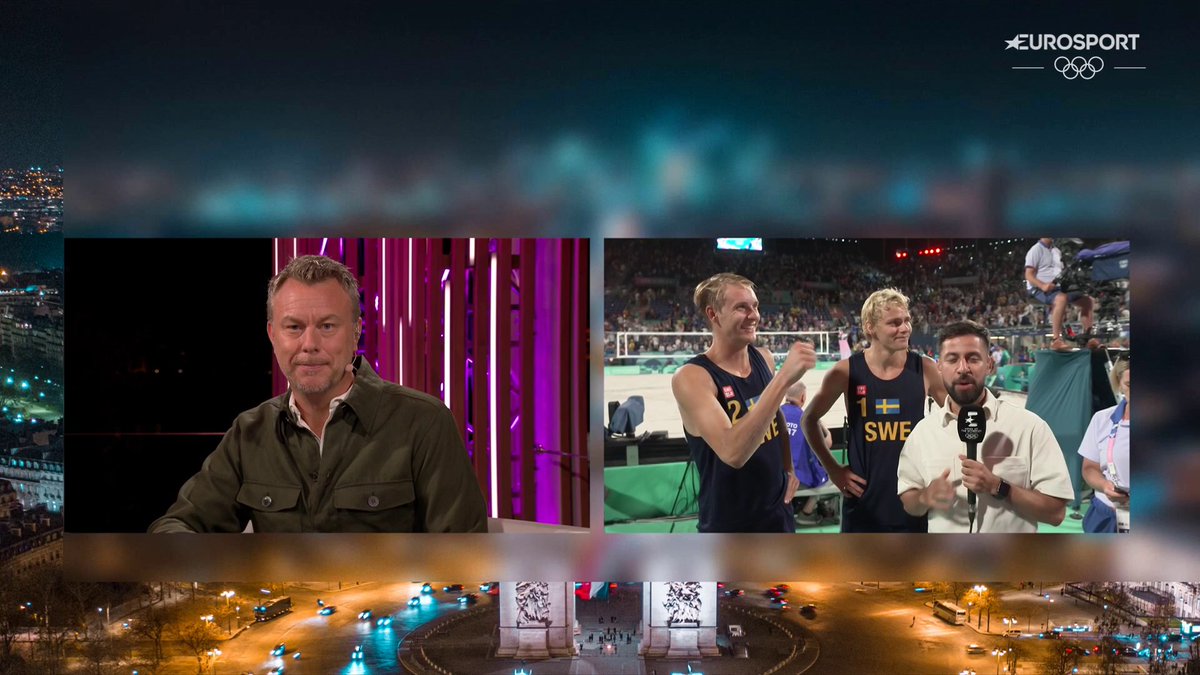 🗣 "Alla som är här och tittar som har åkt hit från Sverige. Det är helt sjukt." En rörd Jonatan Hellvig och David Åhman efter att ha nått final i OS 🇸🇪 📲 Streama varje ögonblick från OS i Paris 2024 – bara på Max