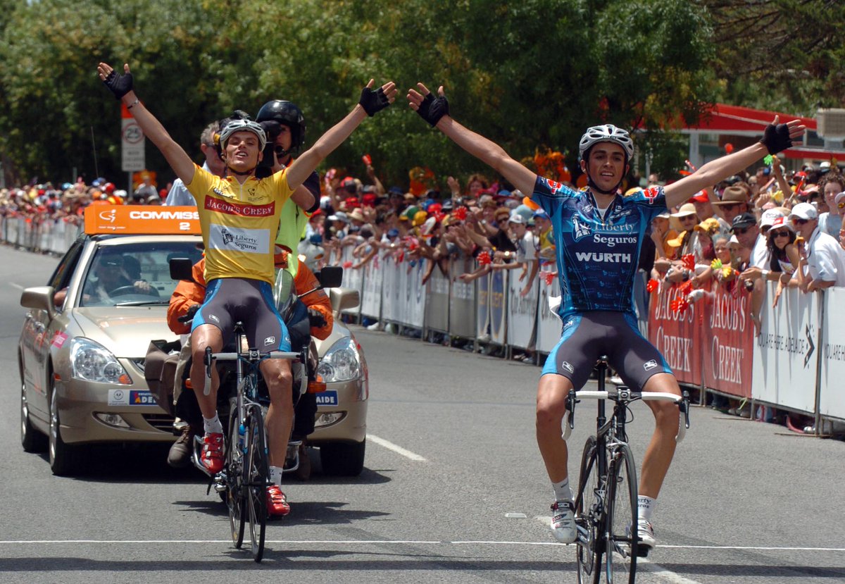 In 2005 Alberto Contador made his professional comeback after recovering from serious illness. It was a special moment when teammate and GC leader Luis Leon Sanchez gave Contador the Stage 5 win. The dual TDF champion still considers this triumph one of his greatest achievements 🥹