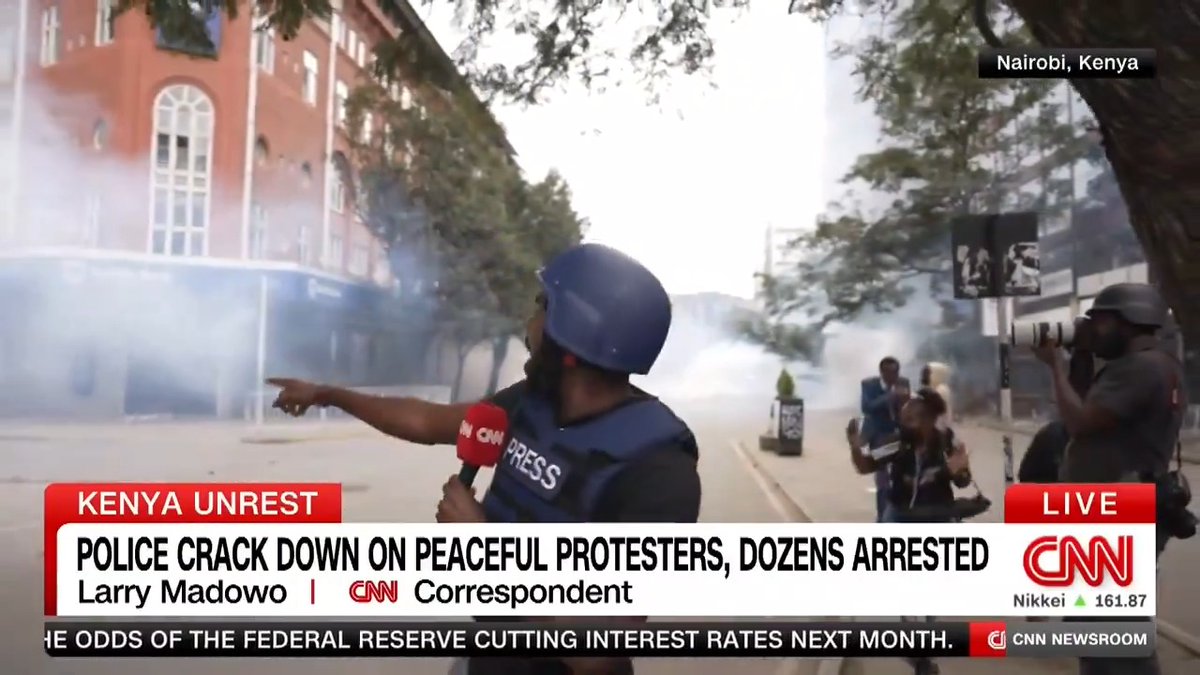 Kenyan police were more aggressive yesterday than we've seen them in any other protests. "Kenya is not a police state. So many have been killed, abducted, battered but not a single police officer has been held to account"