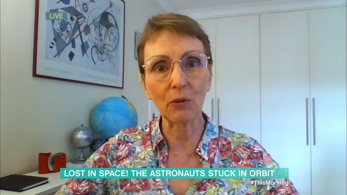 As two astronauts face the possibility of being stranded in space until 2025 due to a technical fault, British Astronaut Helen Sharman explains whether this could impact their supplies.