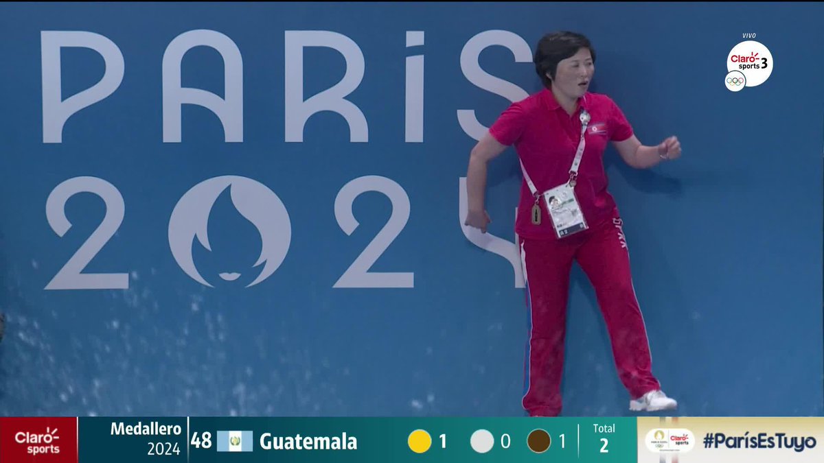 ¡LA REACCIÓN LO DICE TODO! 😭💔 Yong Myong Im se complica su pase a la semifinal de la plataforma 10 metros en #Paris2024 #ParísEsTuyo