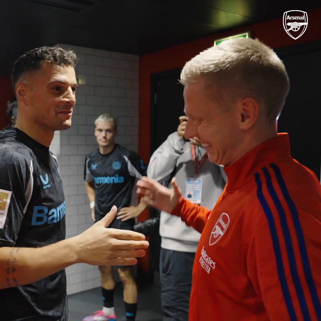 A welcome return for Granit Xhaka ❤️🤝