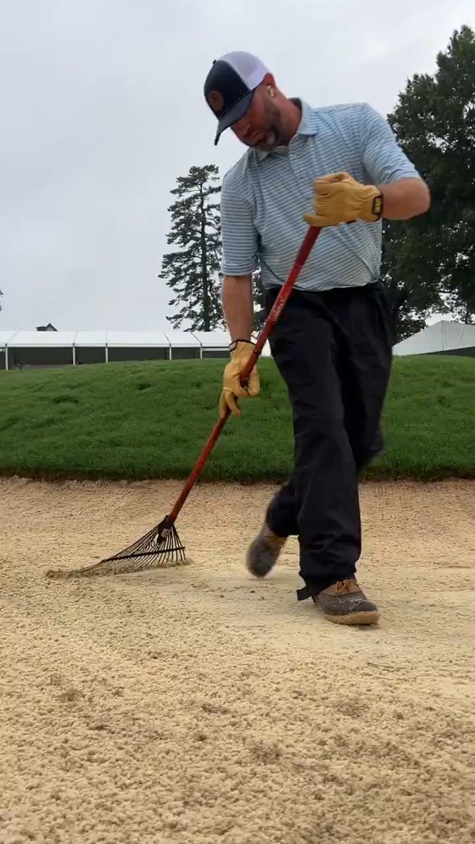 Thanks to the Wyndham Championship agronomy crew, Round 1 is set to begin at 9:50 a.m. ET 👏