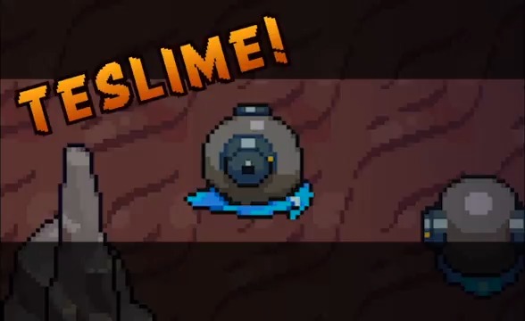 Meet Teslime 🐌 This Water and Electric type monster may look slow, but when its shell powers up, it becomes a lightning-fast traveler, zipping thousands of miles in seconds. Usually spotted near the still waters under the Broken Bridge.