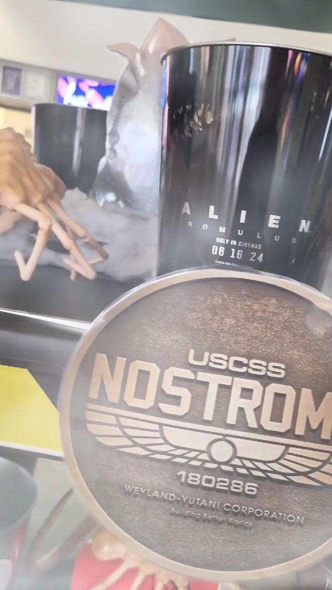 The Spacehugger combo is NOW AVAILABLE at ODEON!👽 With a filled collectors tin and a large drink, you'll be prepared for anything Alien: Romulus throws at you when it hits cinemas on August 16☄
