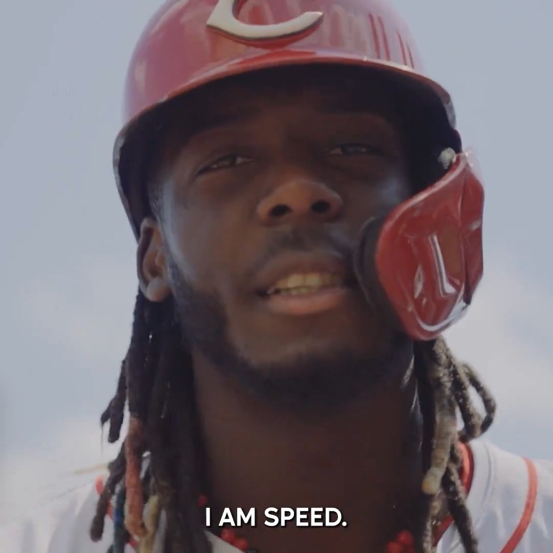 KA-CHOW! ⚡ Elly De La Cruz recreated the intro to the Cars movie for the MLB Speedway Classic 😂