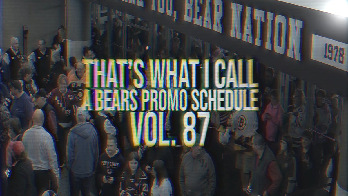 Now THAT's what we call a promo schedule 🤩