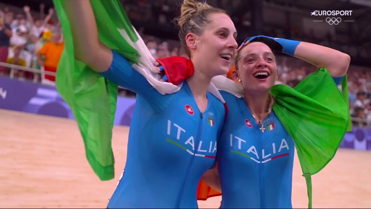 Una gara epica dal risultato storico 🥇 Rivivi l'impresa di Chiara Consonni e Vittoria Guazzini nella Madison femminile 🎥 #HomeOfTheOlympics #Paris2024 #ItaliaTeam
