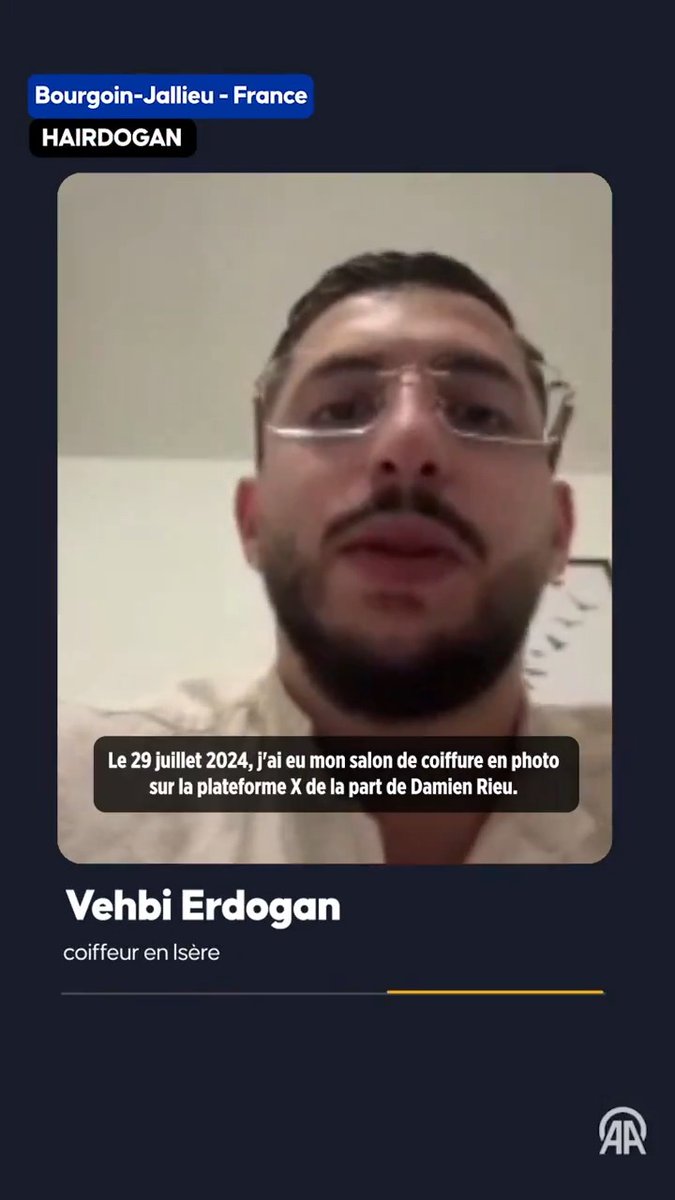 France: Vehbi Erdogan, coiffeur en Isère, pris dans une vague de harcèlement suite à un tweet d’extrême droite