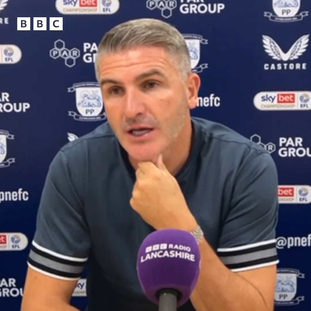 โช โWeโve lost to an ex-Premier League team thatโs come down. Did we give them a run for their money? Yes we did. "Was it good enough at the top end to potentially get more chances? No, but we know that." #Preston North End manager Ryan Lowe #pnefc | #bbcefl | #bbcfootball