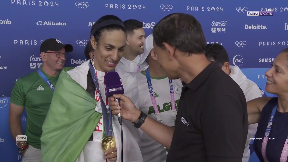 🇩🇿🥇📱 الرئيس الجزائري يهنئ إيمان خليف عقب إنجازها التاريخي #الألعاب_الأولمبية | #باريس2024 #Paris2024 | #OlympicGames