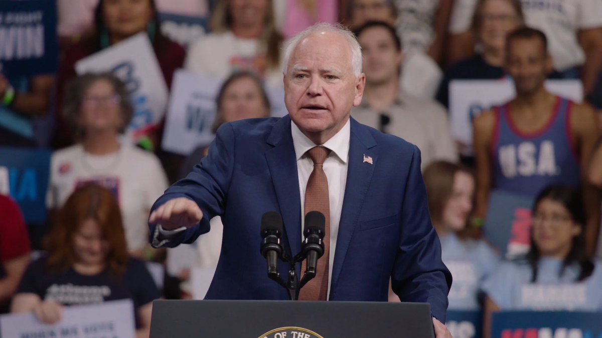 Crowd: “Lock him up!” Gov. Walz: Better yet, beat the hell out of him at the ballot box!