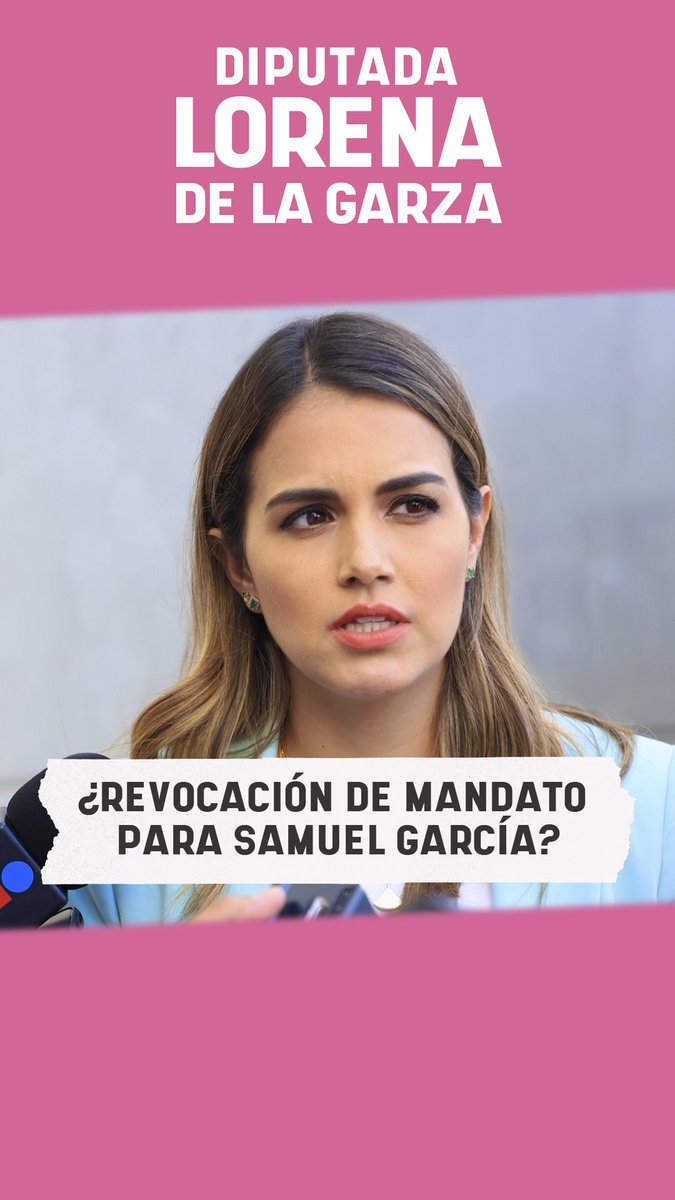 ¿Firmarías a favor de la revocación del mandato del gobernador Samuel García?
