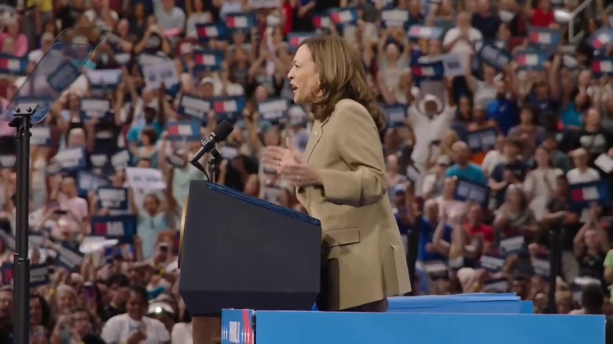 Vice President Harris’ closing in Phoenix tonight: “Are you ready to make your voices heard?”