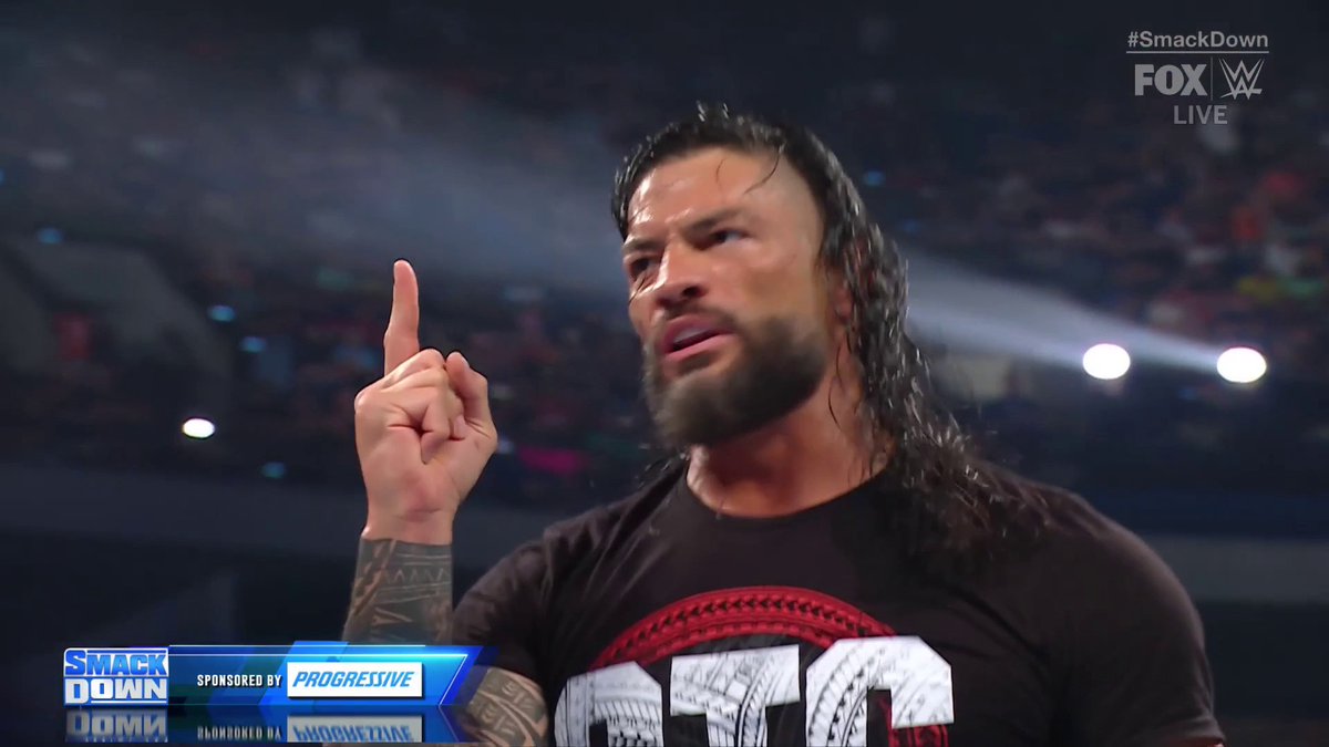 Loud “OTC” chants for the Original Tribal Chief Roman Reigns. #SmackDown